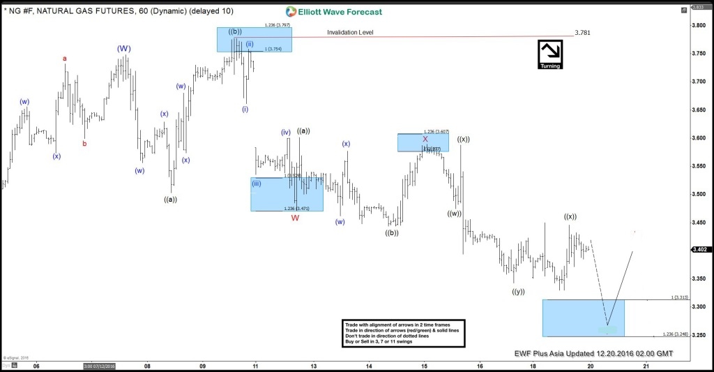 Natural Gas Elliott Wave Forecast 12.20.2016 