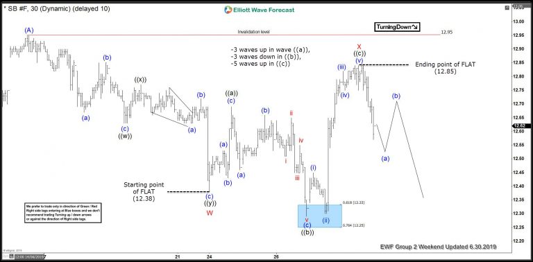 SUGAR Forecasting The Decline After Elliott Wave Flat