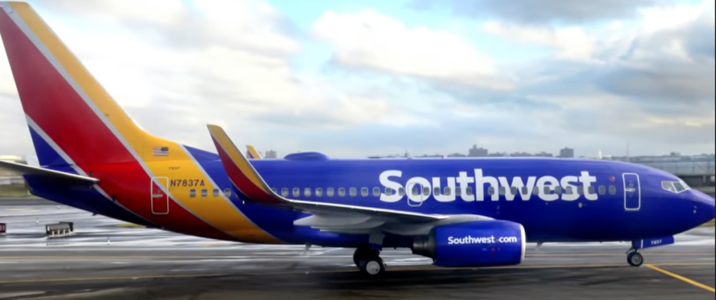 LUV (Southwest Airlines) shows a nice Elliott wave structure