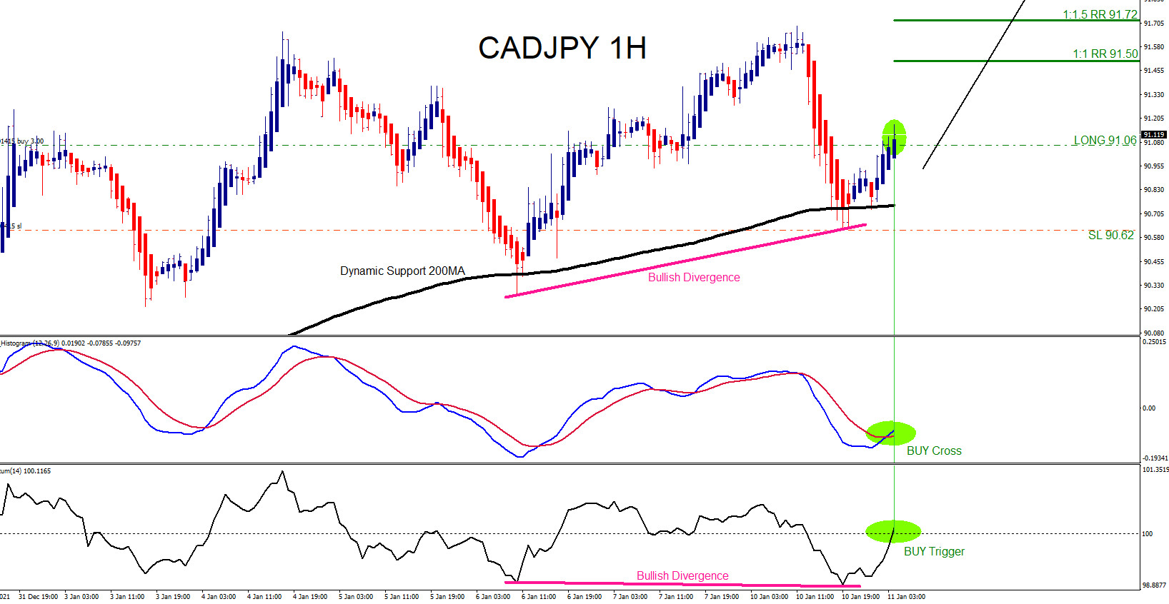 CADJPY : Trading the Move Higher