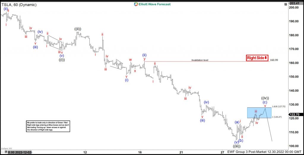 TESLA Provided The Short-Term Selling Opportunity At The Blue Box Area