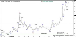 Carvana Elliott Wave Daily