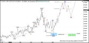 Live Cattle Elliott Wave Monthly