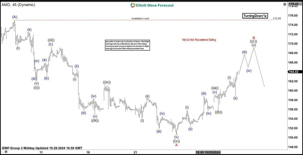 AMD Elliott Wave Calling the Decline After Zig Zag Pattern