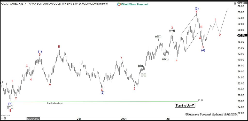 Gold Miners Junior (GDXJ) Correction Has Ended