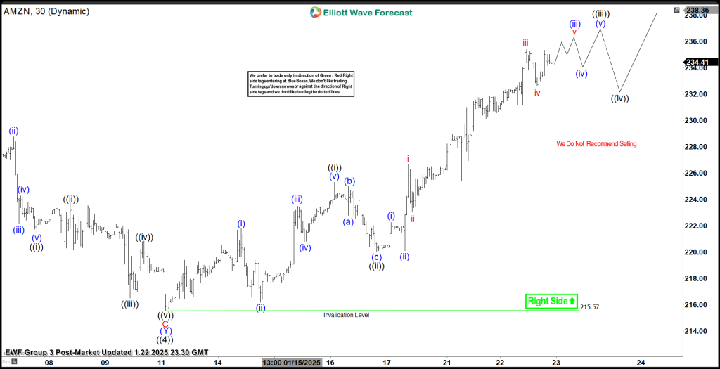 Elliott Wave View: Amazon (AMZN) Impulsive Rally in Progress