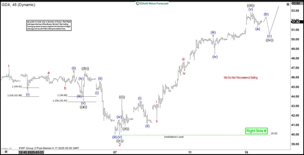 Elliott Wave Insight: Gold Miners ETF (GDX) Surges in Strong Nested Impulse