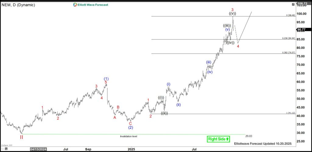 Newmont Mining (NEM) Leads Miners with Strong Bullish Momentum