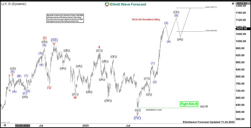 Eli Lilly & Company (LLY) Favors Rally Targeting 1188