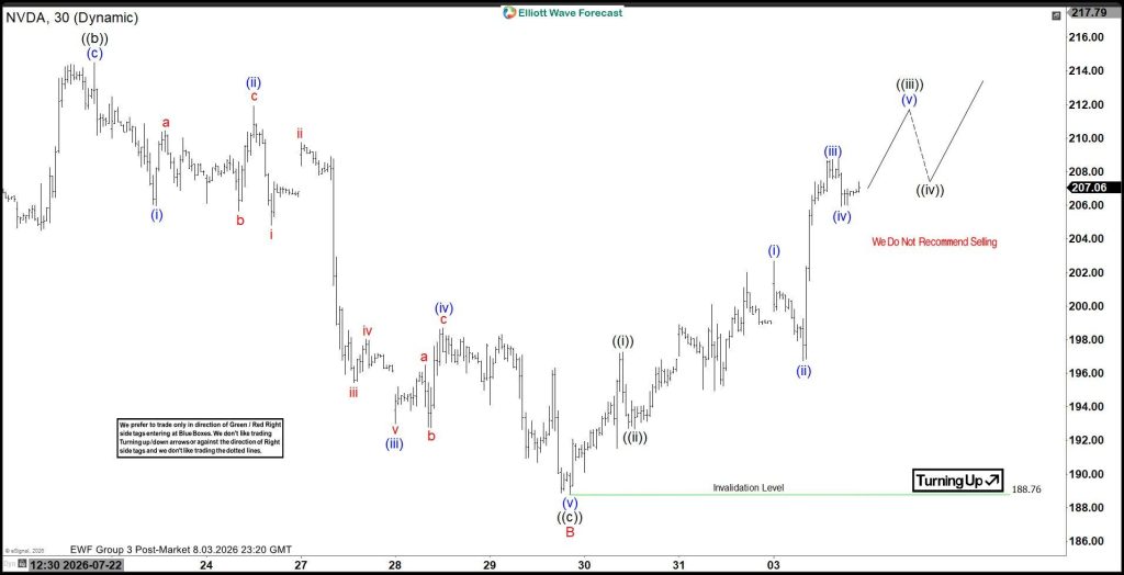 NVIDIA (NVDA) Elliott Wave Analysis: Wave C Targets 213–229